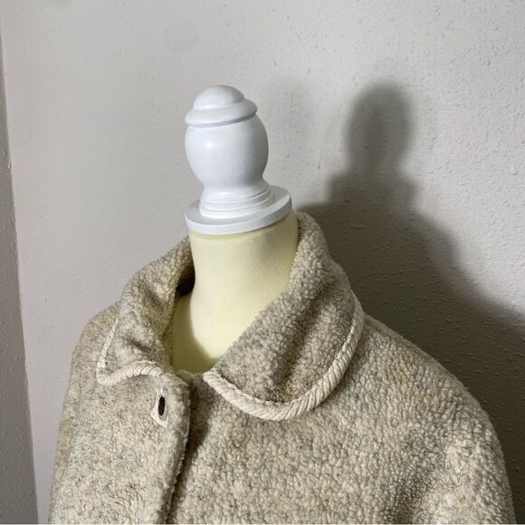Vintage Tudor Court Button Front Speckled Fleece Jacket/Shacket Women's Size Med - Picture 15 of 16